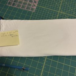 1 Yard White Rayon Spandex Apparel Fabric 