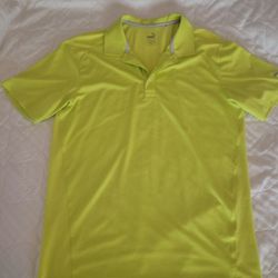 Puma Dri-Fit Golf Shirt In Excellent Condition 