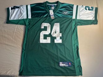 Vtg Reebok Authentic New York Jets by Darrelle Revis Jersey Sz 52 XL NWT Green
