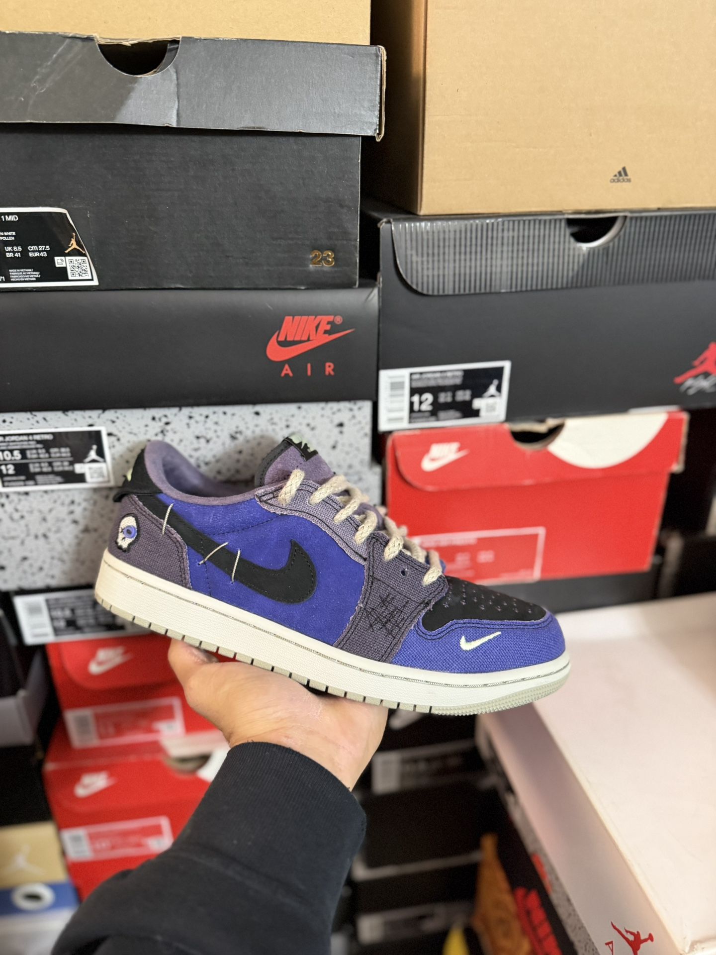 Jordan 1 Low Zion Williamson Voodoo Alternate size 9 VNDS