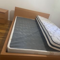 Free Bed Frame , 2 Night Stands And Dresser 