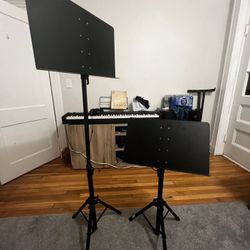 2 proline music stands 