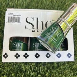 Wholesale box with 144 units jalapeño nail polish $20 firm