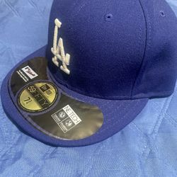 Dodgers 2015 New Era On Field Authentic Hat Cap No Flag Logo Dead Stock 7 3/4 Los Angeles LA Jerseys