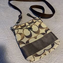 Small Faux Coach Purse