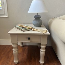 Refinished End Table With New Hardware