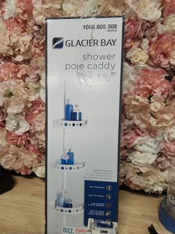 Glacier Bay
3-Tier Tension Corner Pole Shower Caddy in White