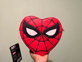 Loungefly Disney spider man heart crossbody bag