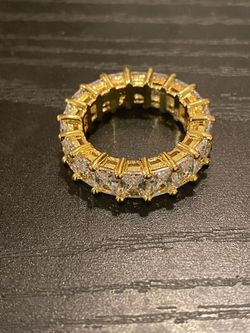 Unisex 18K Gold plated Engagement Ring — Code BGA47 Thumbnail