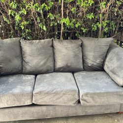 Grey couch $100 oBo