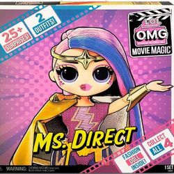 LOL Surprise Omg Movie Magic Ms. Direct Fashion Doll with 25 Surprises and Playset