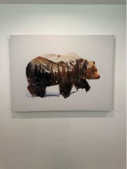 Bear Canvas 42x36