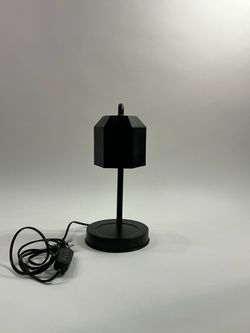 Black Geometric Candle Warmer Lamp