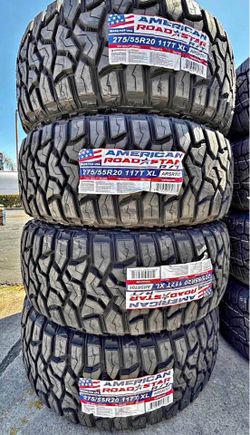 ✅🔥275/55/20 Vendo set de llantas Nuevas marca América con 60.000 millas de garantía