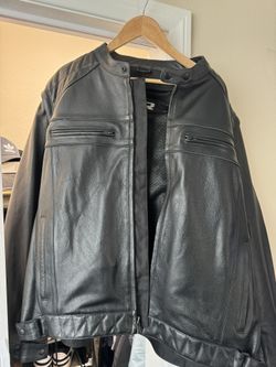 Brand New Genuine Leather Motorcycle Cycle Jacket 