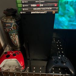 Xbox Series X with games and headset included