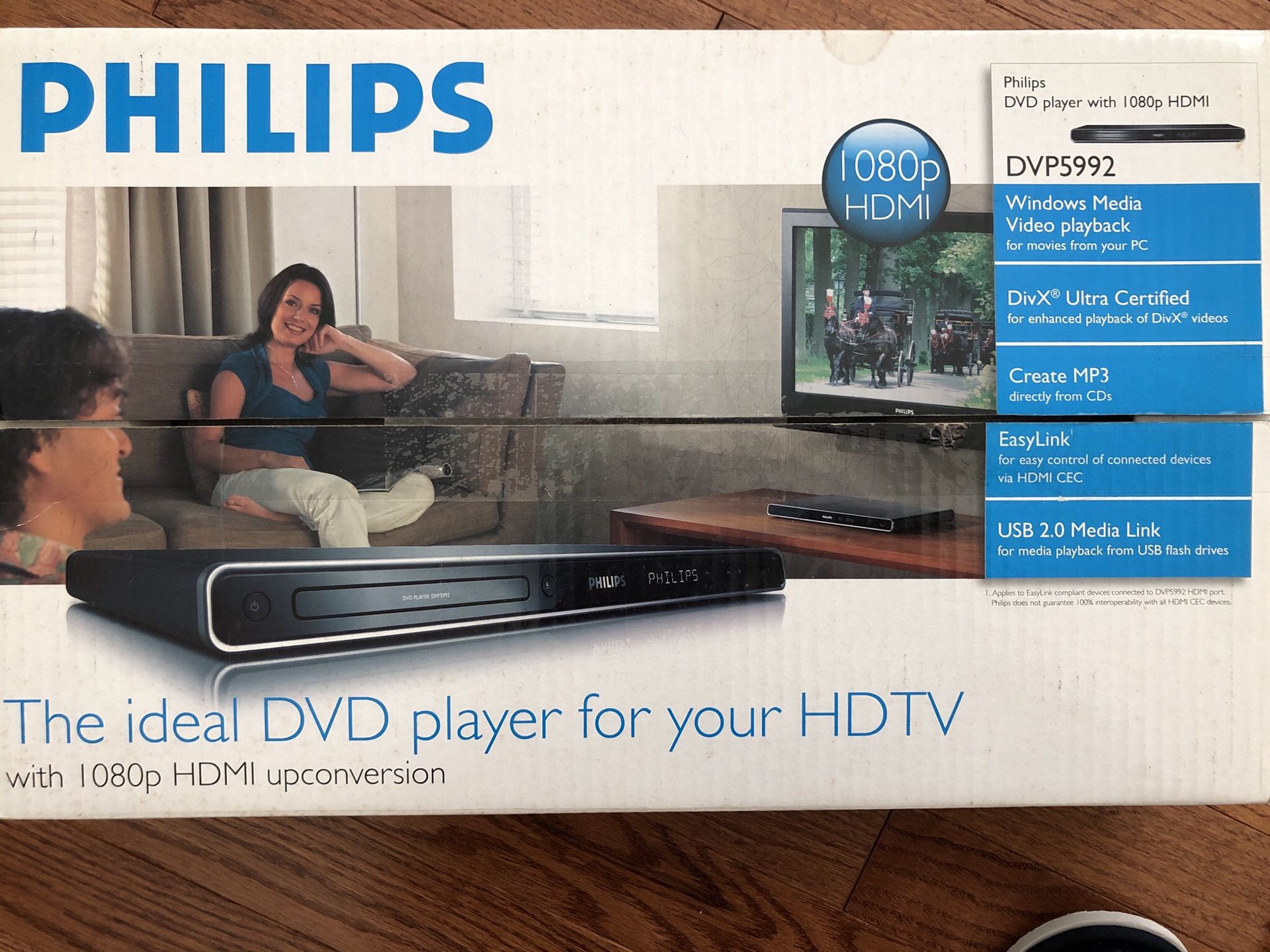 Philips DVP5992 DVD player 1080p