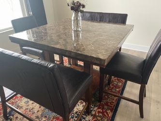D349-32 Ashley Furniture Avery Square Counter Height Table