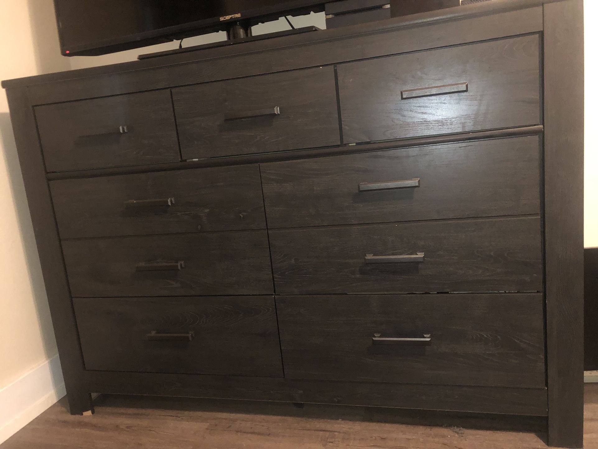 Dresser , Dark Brown, Like New, Few Months Old. 