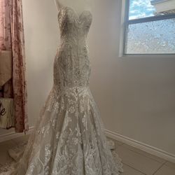 Designer Fit & Flare Wedding Gown