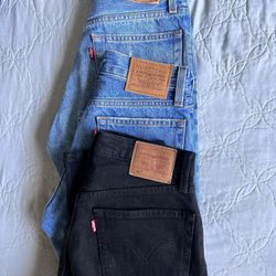 Levi’s 501  (3 Pair) Bundle