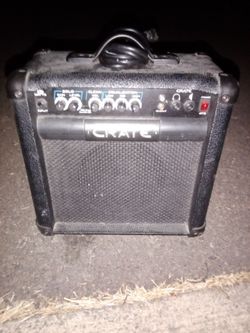 Pevey speakers and crate amp
