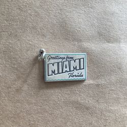 Tiffany Miami Postcard Charm 