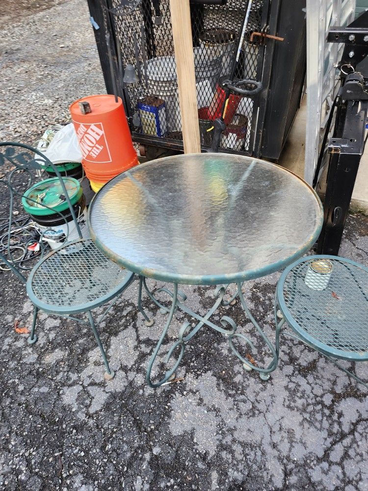 Three piece table set