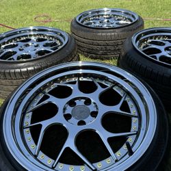 Set Of 4 Aodhan Wheels With Tires