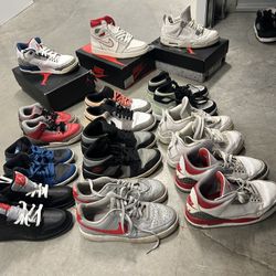 Jordan’s Size 5.5 To 10.5 