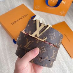 Lv Brown Leather Belt Brand New Comes With Receipts And Everything Let Me Know If You Have Any Questions 