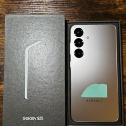 Samsung S25 128gb New Open Box- Unlocked, Silver Shadow 