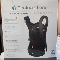 Baby Carrier, Contours Love, 3 In 1 Baby Carrier
