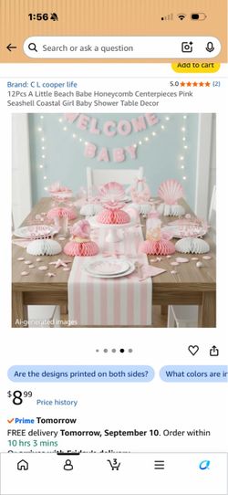 Baby Shower 12Pcs Table Centerpieces decorations