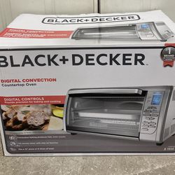 Black + Decker Digital Convection Countertop Oven Model CTO6335S New for  Sale in Mendon, MA - OfferUp