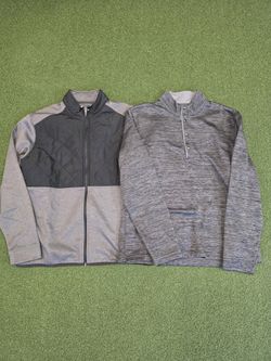 Callaway Hybrid Jacket And Quarter Button Sweater