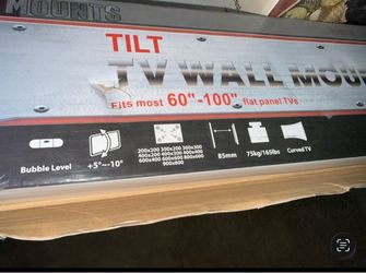 TILT TV WALL MOU Fits most 60"-100" flat panel TVs
