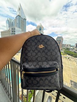 Black Coach Backpack