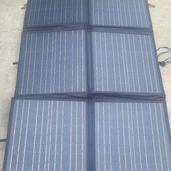 120W Solar Panel, DC/AC Converter, battery
