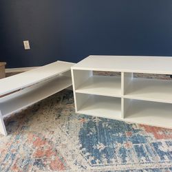 White Cubby Shelves