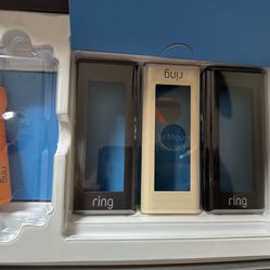 Three New Ring Video Doorbell Pro Interchangeable Face plates And Tools