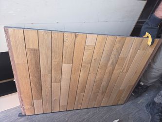 Wood Plank Look Ceramic Floor Tile Panel