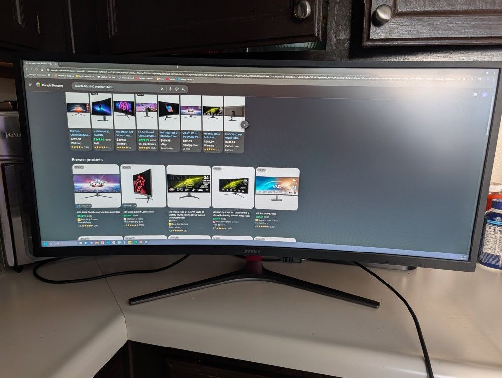 MSI 34" Curved Monitor