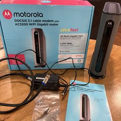 Motorola Modem plus Router