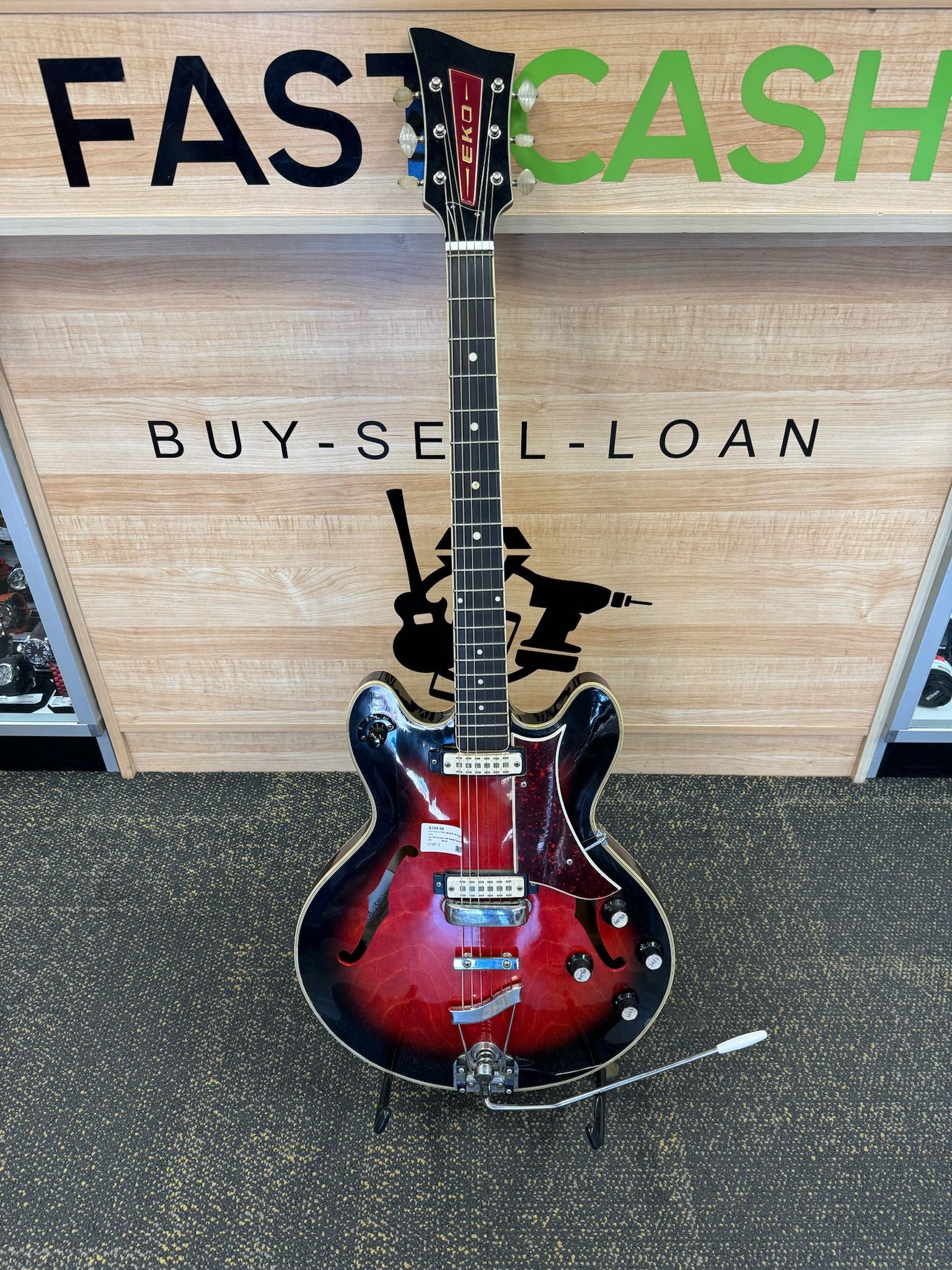 Eko 290 Barracuda 1964 Vintage Original Electric Guitar