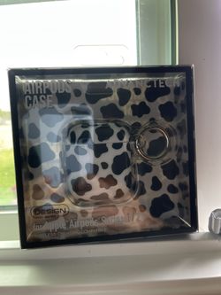 NEW Apple Airpods Cow Print Case Series 1/2