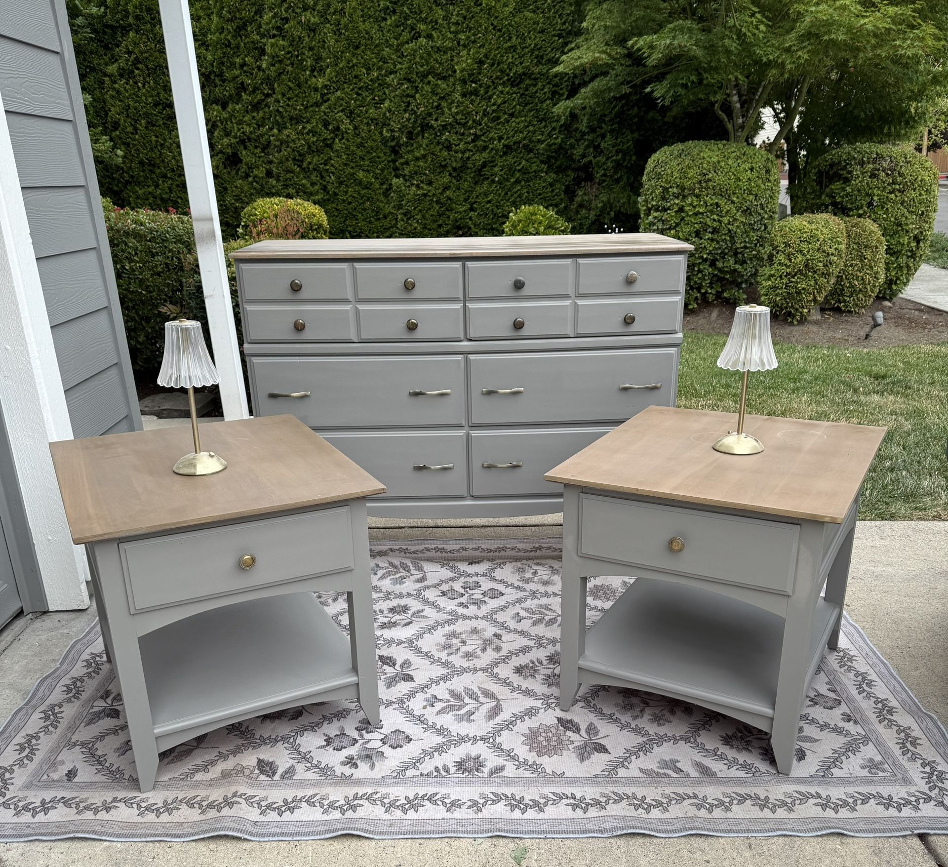 Bedroom Set - Solid Wood