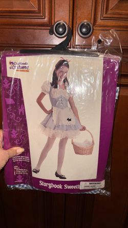 Wizard of Oz Dorothy     Child.  Girls.   Halloween costume.   M.  8–10.  New.