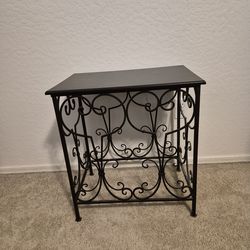 Wrought iron end tables