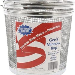 2 Pack Gee's Galvanized Fishing Minnow Bait Traps #G-40 BULK #1078